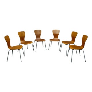 Teak Nikke Dining Chairs by Tapio Wirkkala for Asko, Set of 6 For Sale