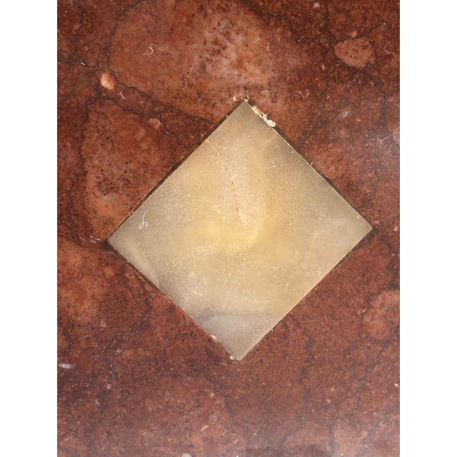 Mid 20th Century 20th Century Italian Rouge and Verde Marble Obelisk With Specimen Plinth For Sale - Image 5 of 6