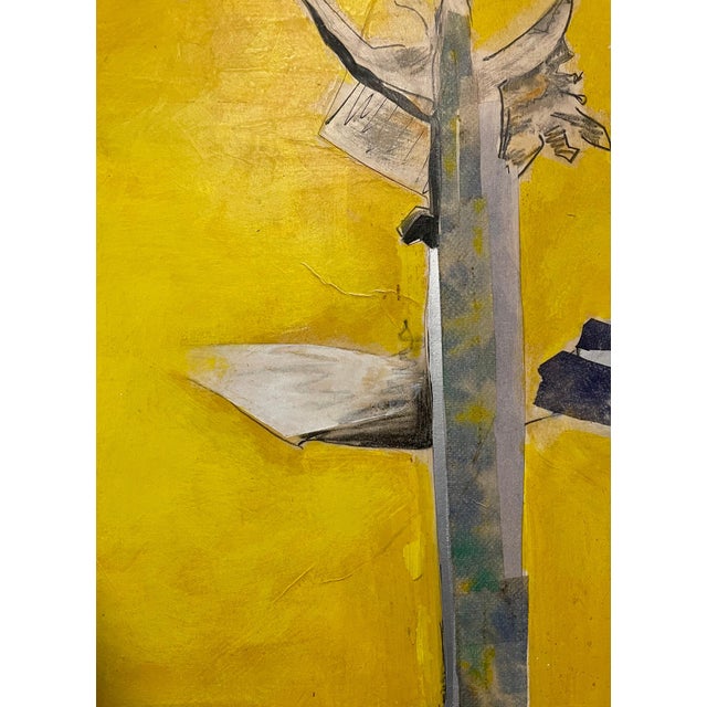 David Hare, 1970 Mod Surrealist Painting Collage David Hare Abstract Landscape Summer Land, 1970 For Sale - Image 12 of 15