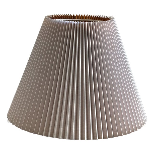 Mid-20th Century Knife Pleated Lamp Shade For Sale