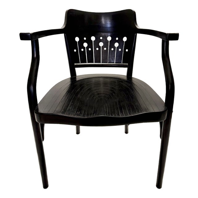 Vienna Secession Armchair by Otto Wagner for Thonet, 1890s For Sale