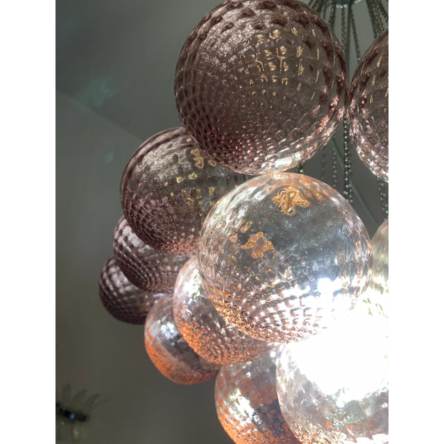 Murano Glass Sputnik Chandelier Venini Style For Sale - Image 11 of 13