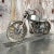 A fabulous vintage Boho motorcycle sculpture. A chic hand crafted brushed stainless steel with incredible attention to...