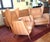 1950s Wingback Living Room Set in Leather, 1950s, Set of 3 For Sale - Image 5 of 14