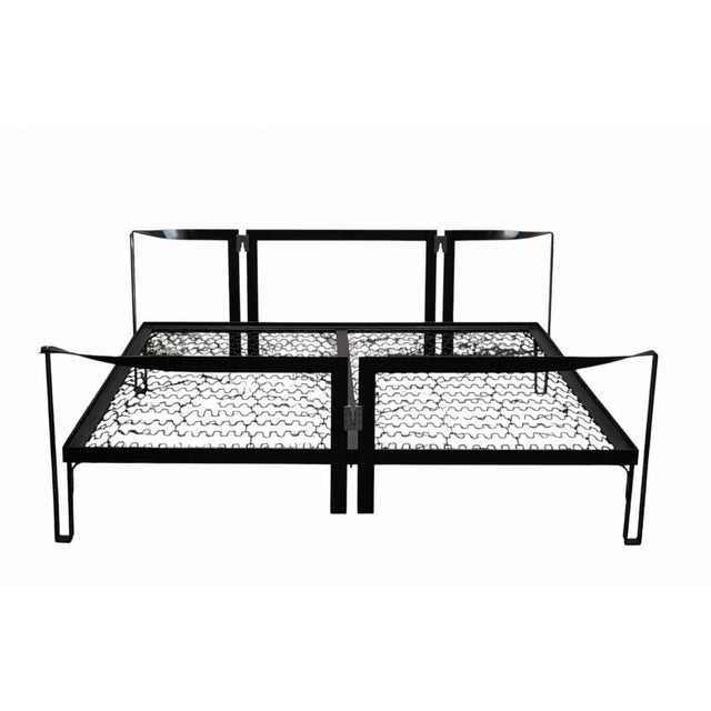 Vanessa double bed in curved lacquered metal by designer Tobia Scarpa for Gavina. Tobia Scarpa worked for most of his...