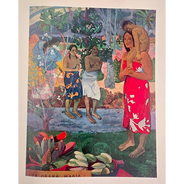 Impressionist 1952 Portfolio Book of Art Plates, "Paul Gauguin. An Abrams Art Book", Text by John Rewald For Sale - Image 3 of 13