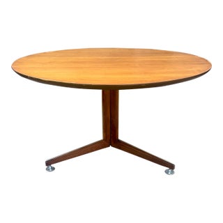 Vintage Dining Table With Edward Wormley for Dunbar Base For Sale