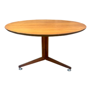 Vintage Dining Table With Edward Wormley for Dunbar Base
