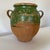 Antique French Green Partially Glazed Pottery Vase With Handles For Sale In New York - Image 6 of 10