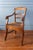 French Scroll Armchair with Rush Seat, 19th Century For Sale - Image 11 of 11