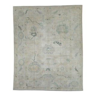 Oushak Rug 8'6" x 10'5" #17871 For Sale