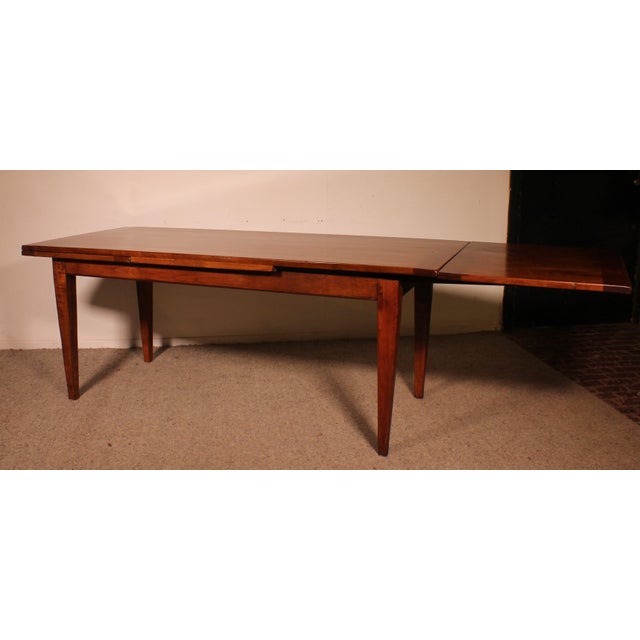 Antique Extendable Table in Cherry For Sale - Image 10 of 14