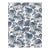 The House of Scalamandré Rainforest Warp Print Fabric, Blue Mirage For Sale