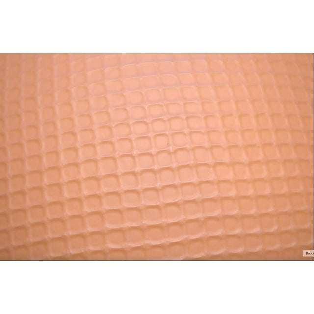 Mid-century wall or ceiling light, Model UFO No. 70, by Erco from the 1950s. The light consists of a gold-anodized...