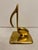 Metal Pair Solid Brass Musical Notes Bookends For Sale - Image 7 of 8