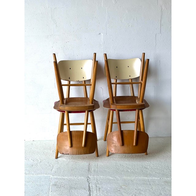 Dining Chairs from Ton, 1960s, Set of 4 For Sale - Image 12 of 18