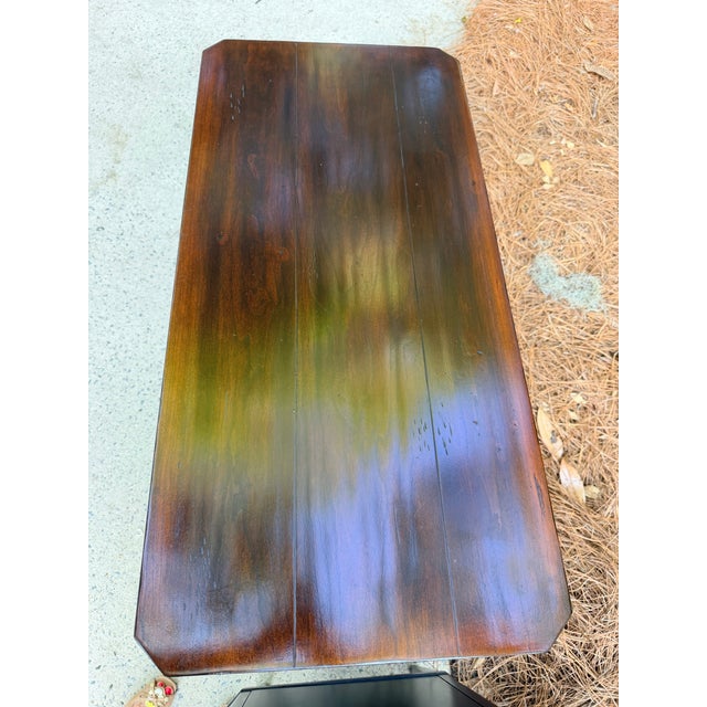 Pair Deep Mahogany Island Style Bedside Chests With 2 Drawers For Sale In Savannah - Image 6 of 12