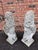 Vintage Pair English Cast Stone Lions With Heraldic Shield Statues For Sale - Image 10 of 10