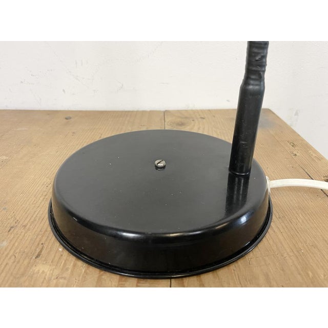 1960s Black Industrial Gooseneck Table Lamp, 1960s For Sale - Image 5 of 16