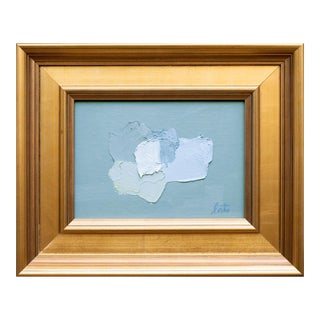 "Aster" Contemporary Abstract Oil Painting by Erin Lato, Framed For Sale