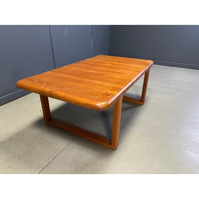 Mid-Century Scandinavian Teak Coffee Table, 1970s For Sale - Image 8 of 12