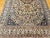 Vintage Persian Nain Area Rug, Handwoven Floral Pattern With Silk Highlights, Ivory & Blue, 4’ X 7’ For Sale In Chicago - Image 6 of 12