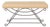 Panoplie Iron Loop Bench, Yellow Linen For Sale