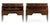 In mahogany wood, circa 1780. Elevated with six drawers, topped by a marble top with an openwork gilded metal grate....