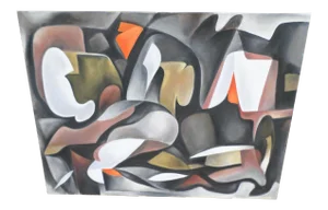 Abstract Oil on Canvas by May Bender, '97
