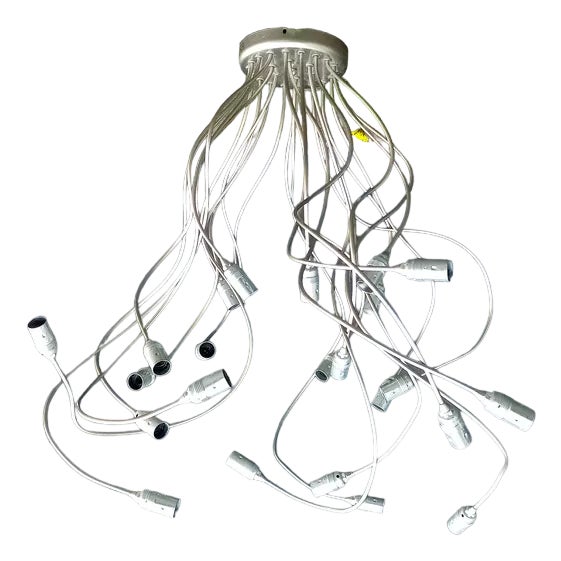 Large 24-Armed Ceiling Lamp attributed to Catellani Smith For Sale