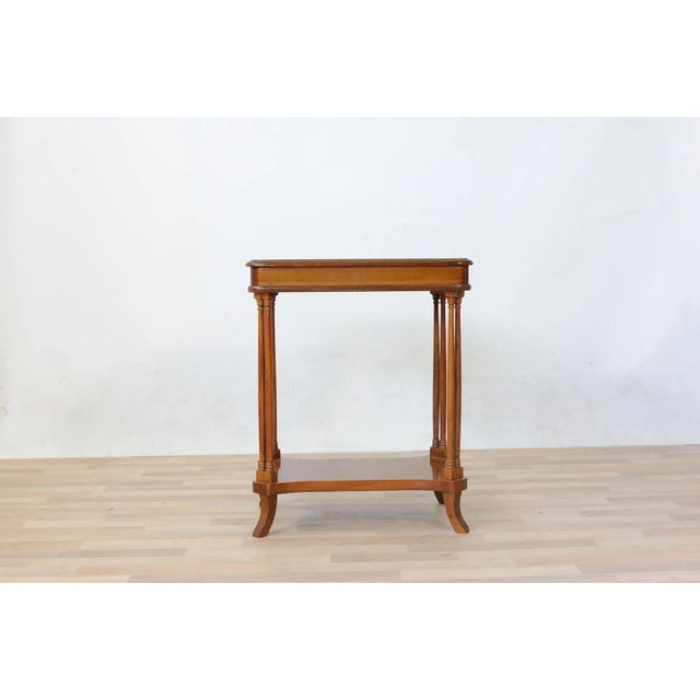 Mid-Century Coffee Table with Eight Turned Columns For Sale - Image 3 of 12