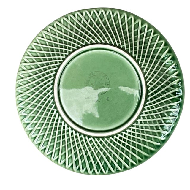 Green Bordallo Pinheiro Bunny Rabbit Bowls Portugal Late 20th Century Set of 4 For Sale - Image 8 of 8
