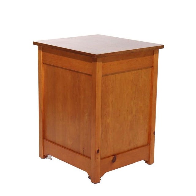 Wood Antique Regional Mahogany Music Box Disk Cabinet With One Disk Circa 1920 For Sale - Image 7 of 9