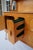 1940s Thaden-Jordan Sideboard Server With Graduated Two-Tiered Display Hutch For Sale - Image 10 of 13