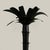 Chinoiserie Pair of Vintage Italian Tole Chinoiserie Palm Tree Wall Sconces For Sale - Image 3 of 15