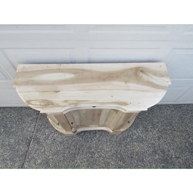 1900 - 1909 Antique Bleached Out and Weathered Italian Credenza For Sale - Image 5 of 18