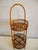 Wood Vintage Bottle Holder Bamboo Bottle Holder Cart, 1960s For Sale - Image 7 of 13