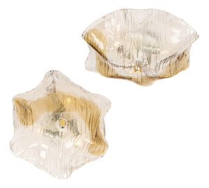 Large Austrian Flush Mount Lights from Kalmar, 1970s