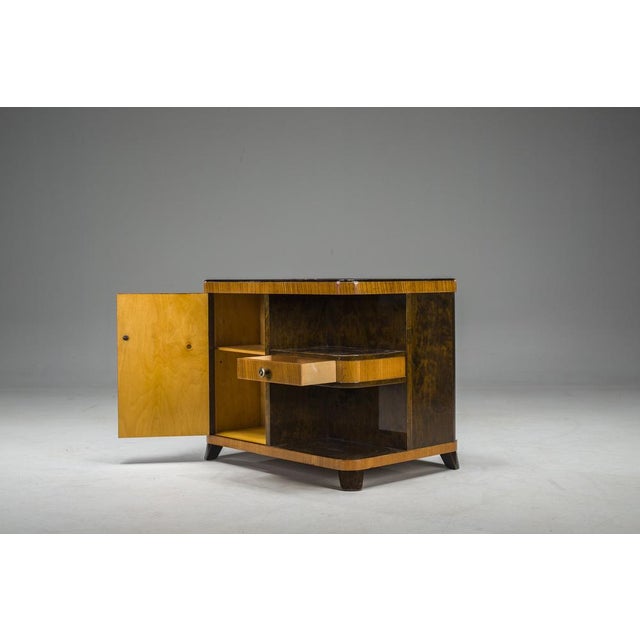 Art Deco Bar Cabinet with Inlays, 1930s For Sale - Image 10 of 17