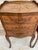 Pair of French Louis XV Revival Inlaid Bedside Tables with Three Drawers, 1940s For Sale - Image 11 of 11