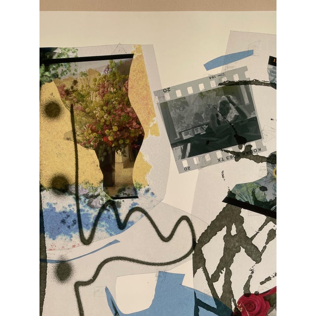 Early 21st Century ”Summer Flowers” Abstract Expressionist Photo Collage Print by Peter Astrom For Sale - Image 9 of 13