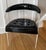 Mid-Century Modern Mid-Century Modern Lucite Barrel Tub Chair With Black Patent Leather Floating Seat Hollywood Regency For Sale - Image 3 of 12