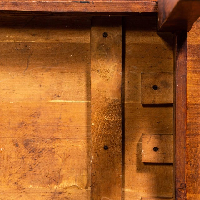 French Farmhouse Rectangular Fruitwood Dining Table, 1950s For Sale - Image 9 of 10