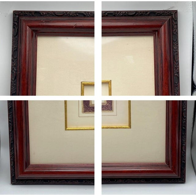 Pair: Vintage Jaguar Felis Onca Book Plate Lithographs Framed Art Print Big Cats For Sale - Image 11 of 18