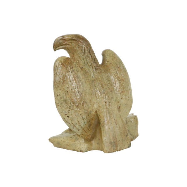 Vintage Handmade Stone Eagle For Sale - Image 6 of 10