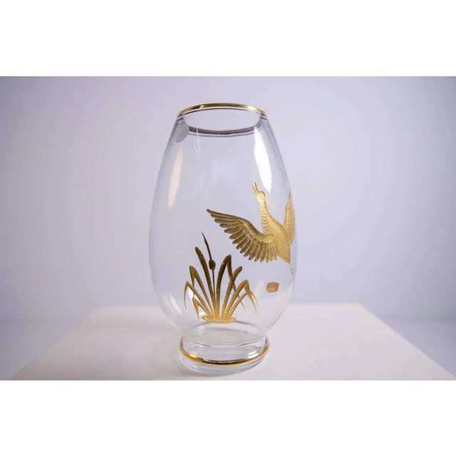 Vase in Murano Glass and Gold by Ferro Brother's for Finzi, 1950s For Sale - Image 9 of 9