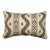 Walnut Wash and Camel Lumbar Designer Reversible Lumbar Pillow For Sale