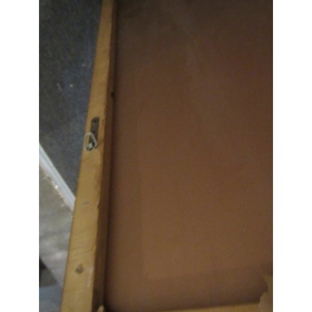 Glass Large Mid-Century Modern Mirror For Sale - Image 7 of 8