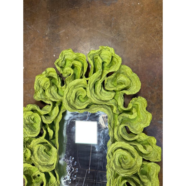 Italian Italian Paper Mache Mirror For Sale - Image 3 of 4