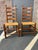 American 20th Century Clore Furniture Set of 10 Shaker Style Walnut Rush Seat Ladder Back Dining Chairs For Sale - Image 3 of 18